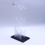 Universal 3-Layer Controller Holder and Headphone Holder PS5 PS4 Storage Holder Transparent+Black 04