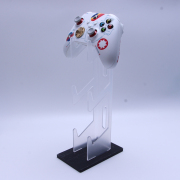 Universal 3-Layer Controller Holder and Headphone Holder PS5 PS4 Storage Holder Transparent+Black 05