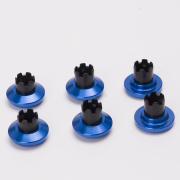 6Pcs Metal Thumbsticks Analog Joystick Replacement for PS5 Edge Controller Blue 03