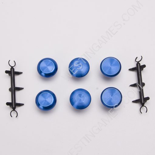 6Pcs Metal Thumbsticks Analog Joystick Replacement for PS5 Edge Controller Blue - Image 5