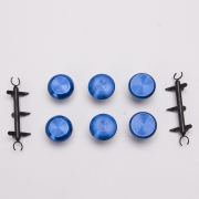 6Pcs Metal Thumbsticks Analog Joystick Replacement for PS5 Edge Controller Blue 05