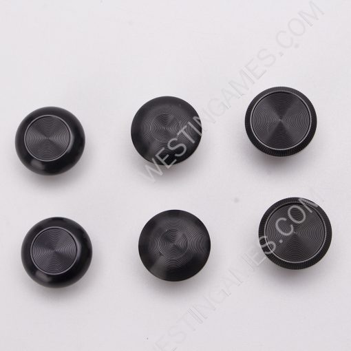 6Pcs Metal Thumbsticks Analog Joystick Replacement for PS5 Edge Controller Black - Image 2