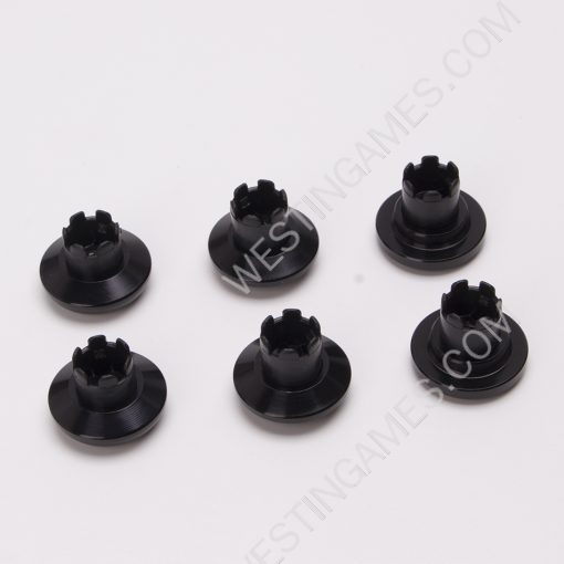 6Pcs Metal Thumbsticks Analog Joystick Replacement for PS5 Edge Controller Black - Image 4
