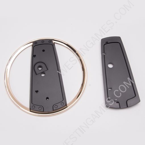 Vertical Base Stand Metal Bracket Holder for PS5 and PS5 Slim Disc and Digital Edition Console Gold OEM A+ - Image 3