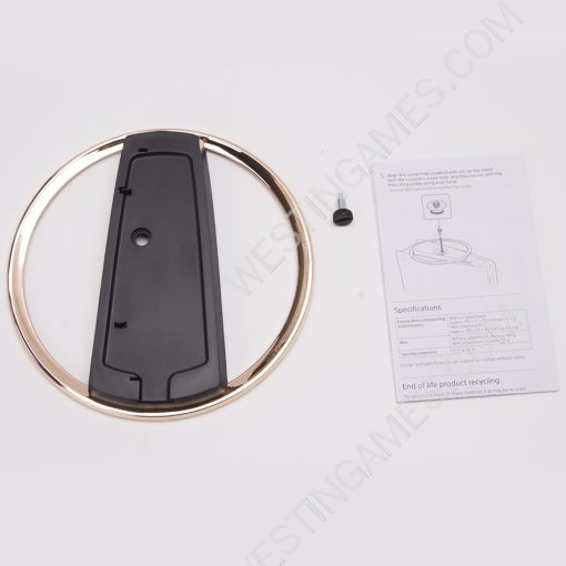 Vertical Base Stand Metal Bracket Holder for PS5 and PS5 Slim Disc and Digital Edition Console Gold OEM A+ - Image 6