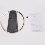 Vertical Base Stand Metal Bracket Holder for PS5 and PS5 Slim Disc and Digital Edition Console Gold OEM A+ 06