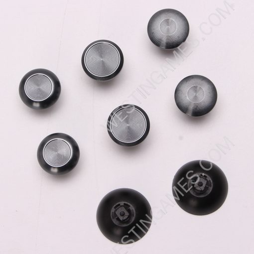 8Pcs Metal Thumbsticks Analog Joystick with Stand Replacement for PS5 PS4 Controller Gun