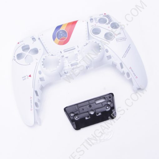 Replacement Fashion Top and Buttom with Touch Pad Housing Case Cover for PS5 v2.0 v3.0 Controller - Starry Sky