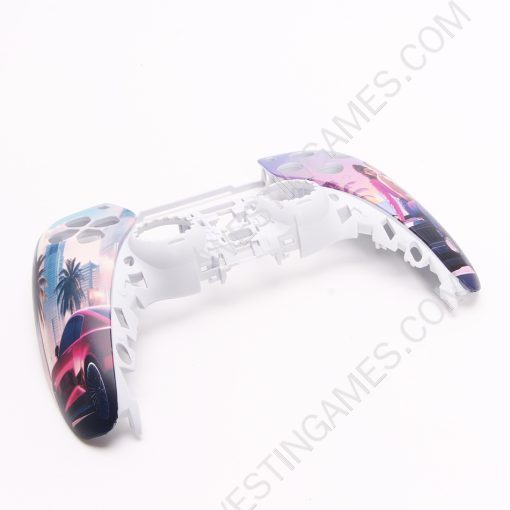 Replacement Fashion Top and Buttom with Touch Pad Housing Case Cover for PS5 v2.0 v3.0 Controller - GTA - Image 3