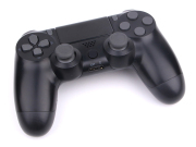 Wireless Dualshock 4 Controller without Logo for Playstation 4 PS4 Slim Pro - Black