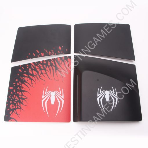 Replacement Fashion Housing Case Faceplate Cover with Vented Design for PS5 Slim HUD System - Spider Man