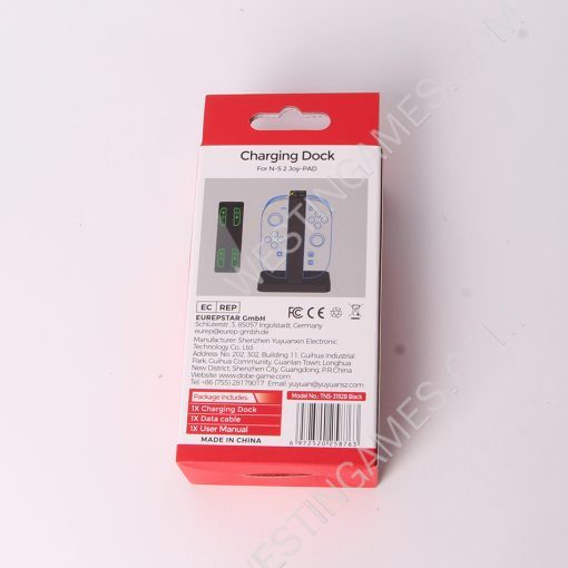 4in1 Magnetic Charging Dock Stand with LED Indicators TNS-3192B for SWITCH 2 Joy-Con - Image 3
