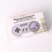2in1 2.4G Wireless Bluetooth Gamepad Controller Built-in Battery for Mini SNES and PC