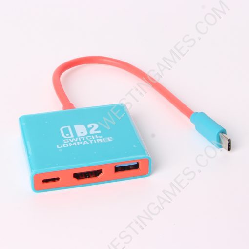 3-in-1 Portable Hub Adapter 4K HDMI Supports 100W PD HYC-338 for Switch 1 2 and OLED - Image 6