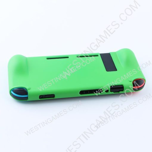 Comfortable Soft tpu Grip Case and Ergonomic Shock-Absorption Cover for NS Switch - Green - Image 5