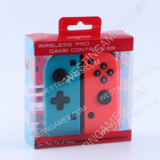 New Wireless Bluetooth L/R Joycon Game Controller for NS Switch - Red and Blue