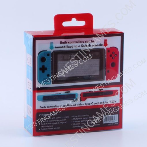 New Wireless Bluetooth L/R Joycon Game Controller for NS Switch - Red and Blue - Image 8