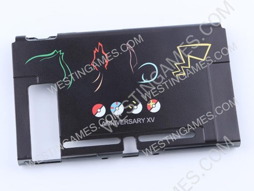 Upgraded Protective Rear Back Cover Case Docking Fashion Design for ns switch - Pokemon Tail