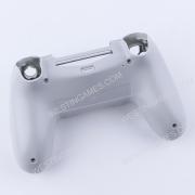 Replacement Top and Bottom Housing Shell Case for PS4 Controller JDM-040/050 - Silver 02