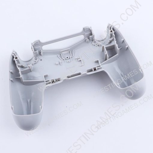 Replacement Top and Bottom Housing Shell Case for PS4 Controller JDM-040/050 - Silver - Image 5