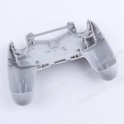 Replacement Top and Bottom Housing Shell Case for PS4 Controller JDM-040/050 - Silver 05