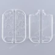 Left and Right Housing Cover Case Set for Switch Joy-con Clear Transparet Clear 04