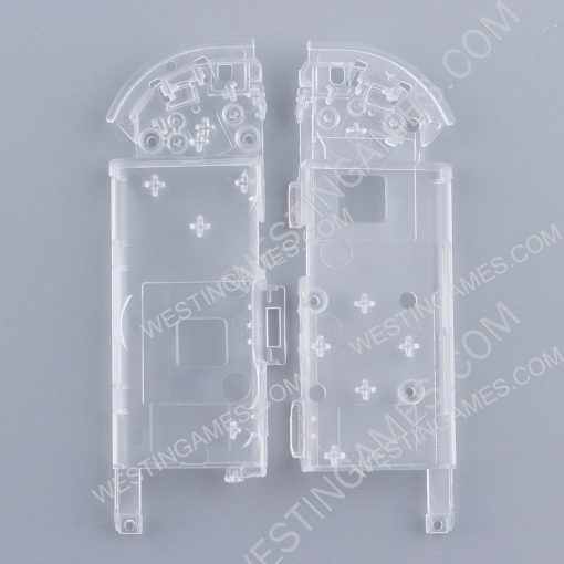 Left and Right Housing Cover Case Set for Switch Joy-con Clear Transparet Clear - Image 5