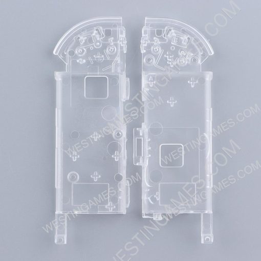 Left and Right Housing Cover Case Set for Switch Joy-con Clear Transparet Clear - Image 6