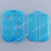 Left and Right Housing Cover Case Set for Switch Joy-con Clear Blue 03