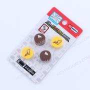 4in1 PD Thumb Grips Analog Caps Silicone Rubber For NS Switch Joy-con - Picachu and Eevee