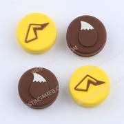 4in1 PD Thumb Grips Analog Caps Silicone Rubber For NS Switch Joy-con - Picachu and Eevee 02