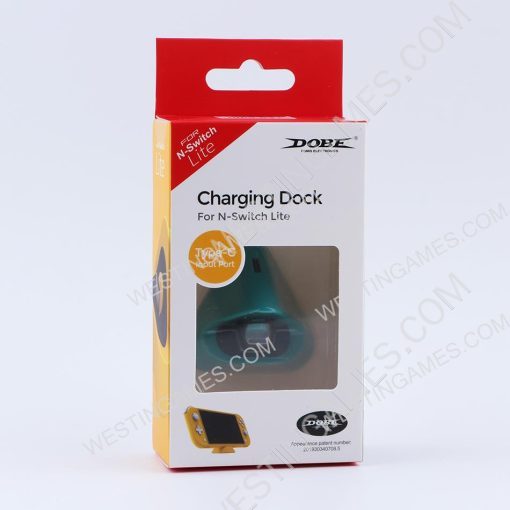 Mini USB Type-C Charging Dock Stand for Switch Lite Console - Turquoise - Image 4