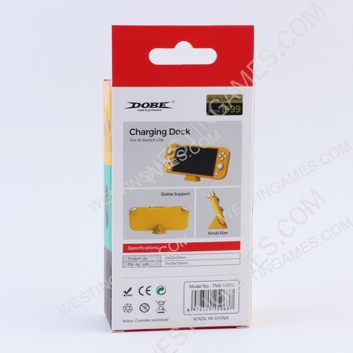 Mini USB Type-C Charging Dock Stand for Switch Lite Console - Turquoise - Image 5