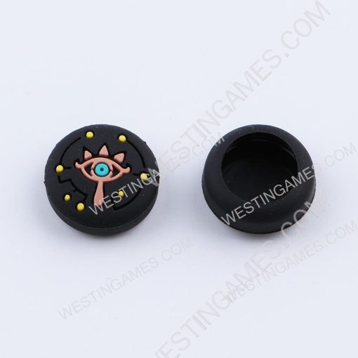 Rocker Supercap Thumb Grips Analog Caps Silicone Rubber For Switch Joy-con - Sheikah-Slate - Image 3