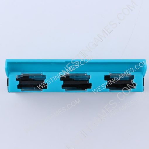 6 Slots Game Card Cartridge Push Card Case Storage Box for NS Switch Blue-Black - Image 4