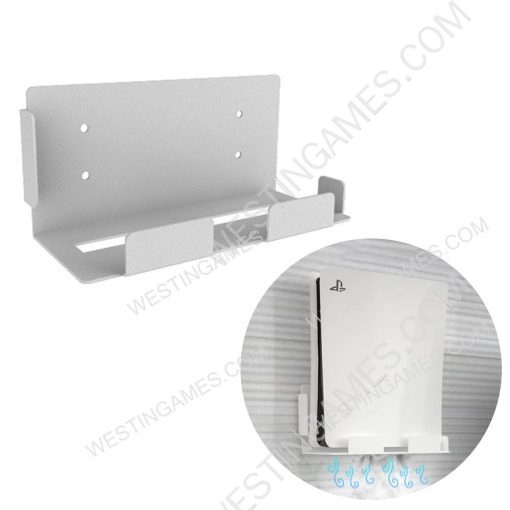 Wall Mount Bracket Holder Stable Metal Wall Stand for Sony PlayStation 5 Storage Holder Accessories - Image 3