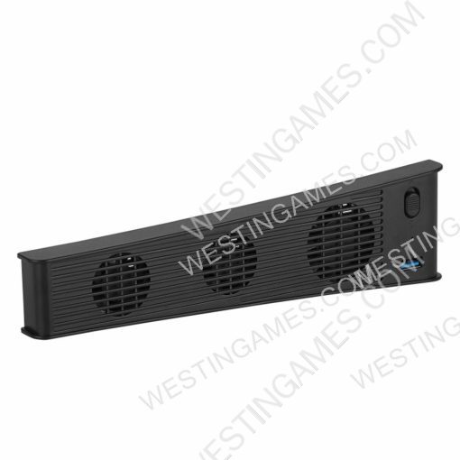 Vertical Stand with Cooling Fan USB Charging Station Fan Cooler For SONY Playstation 5 black