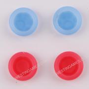 New 4in1 Night Light Cat Paw Thumb Grips Analog Caps Silicone Rubber For PS5 Blue Red 03
