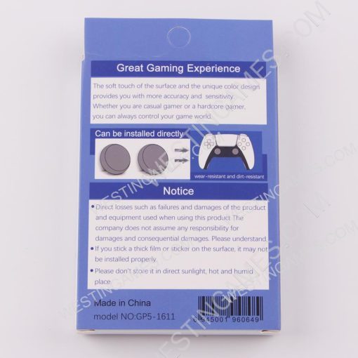 New 4in1 Night Light Cat Paw Thumb Grips Analog Caps Silicone Rubber For PS5 Blue Red - Image 4