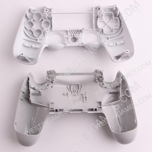 Replacement Top and Bottom Housing Shell Case for ps4 Controller JDM-050 - White - Image 4