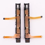 OEM Complete Left Right Plastic Rail Assembly with Flex Cable for NS switch Joy-con Red 02