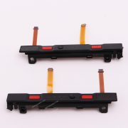 OEM Complete Left Right Plastic Rail Assembly with Flex Cable for NS switch Joy-con Red 03