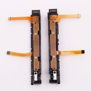 OEM Complete Left Right Plastic Rail Assembly with Flex Cable for NS switch Joy-con Yellow 02