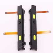 OEM Complete Left Right Plastic Rail Assembly with Flex Cable for NS switch Joy-con Yellow