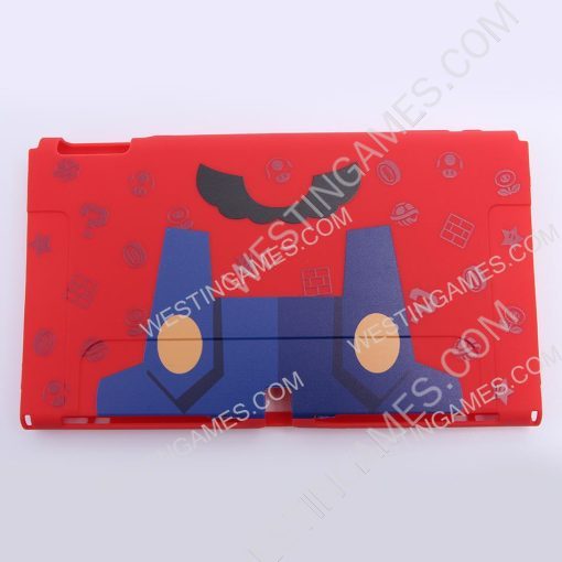 Soft TPU Grip Carton Case and Ergonomic Shock-Absorption Cover for switch OLED Red Mario - Image 2
