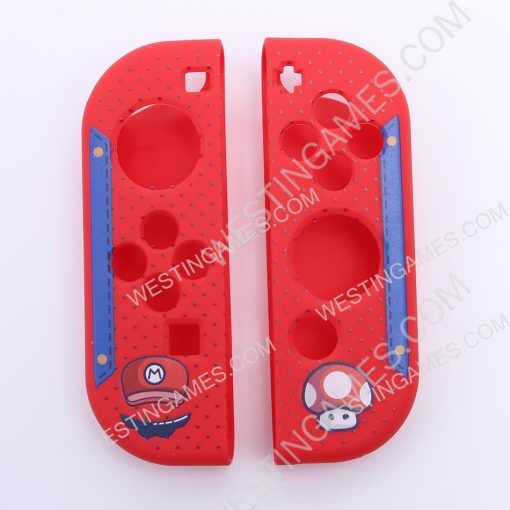 Soft TPU Grip Carton Case and Ergonomic Shock-Absorption Cover for switch OLED Red Mario - Image 3