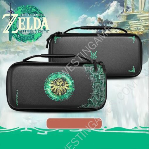 Black eva Hard Carrying Case Travel Pouch for Nintendo NS Switch - ZELDA Tears of the Kingdom