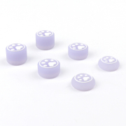 Cute Cat Claw Feet Night Light 8pcs Silicone Analog Thumb Grips Caps for Xbox One/S/Series X S/PS5/PS4/Switch Pro Gamepad Light Purple