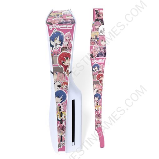 Side Dust Proof Filter Cover Dust Net And Cooling Vents Dirty Prevent mesh for PS5 Slim Console - Anime Girl