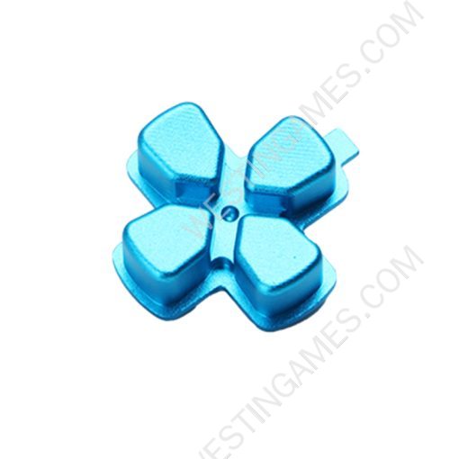 Metal D-PAD Button Cross Key Replacement for PS5 Controller - Blue